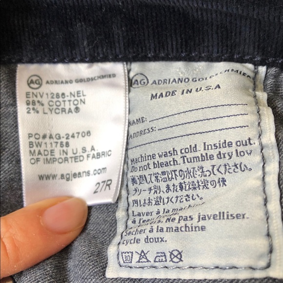 Adriano Goldschmied Navy Cords - Picture 5 of 5